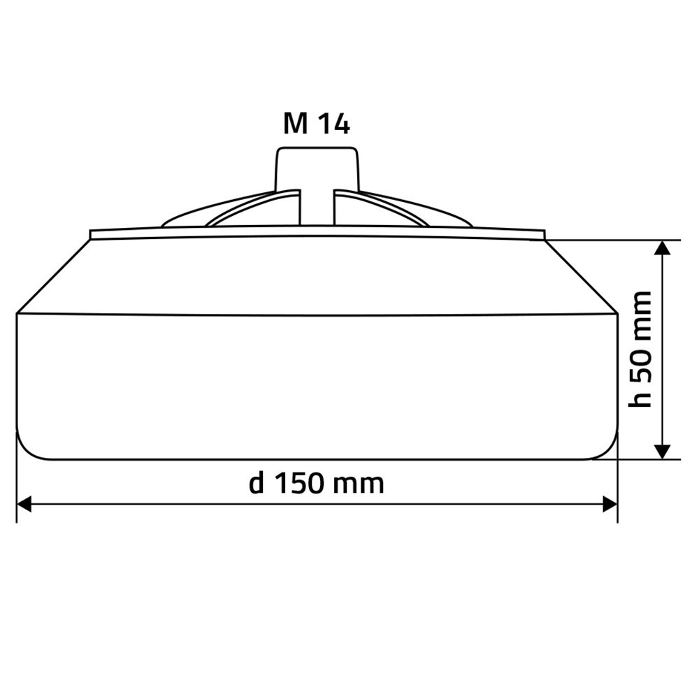 Круг (губка) полірувальний помаранчевий середній Ø150мм М14 50мм APP, 080115 Київ - фото 2