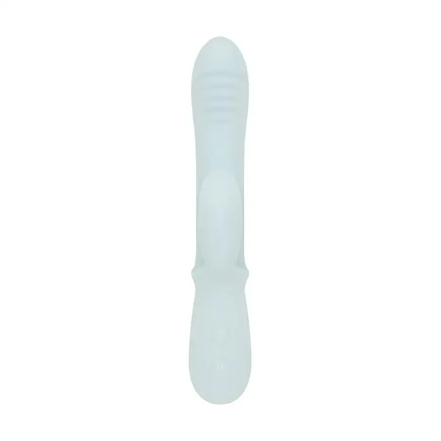 Тройной вибратор Good Vibes Only – SAGE Triple Stimulation Vibe Soft Silicone – Blue, манящее движение Львов - изображение 2