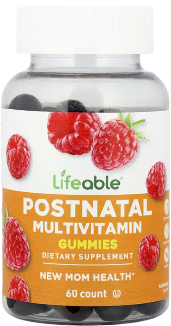 Витамины для послеродового периода Lifeable Postnatal 60 жел таб малина Киев - изображение 1
