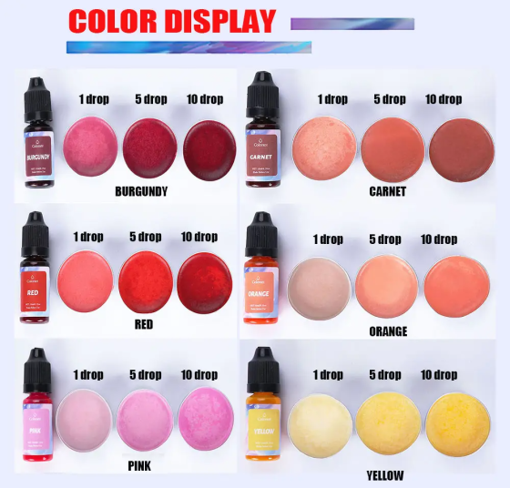 Рідкі барвники для виготовлення мила та свічок, 18 кольорів, набір рідких пігментів Кам'янець-Подільський
