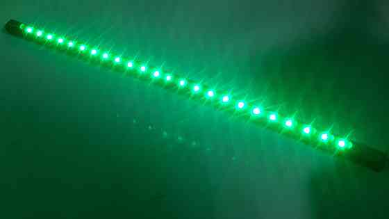 Подсветка гибкая 3634GR 24LEDх40см Green/резинов.основа Винница