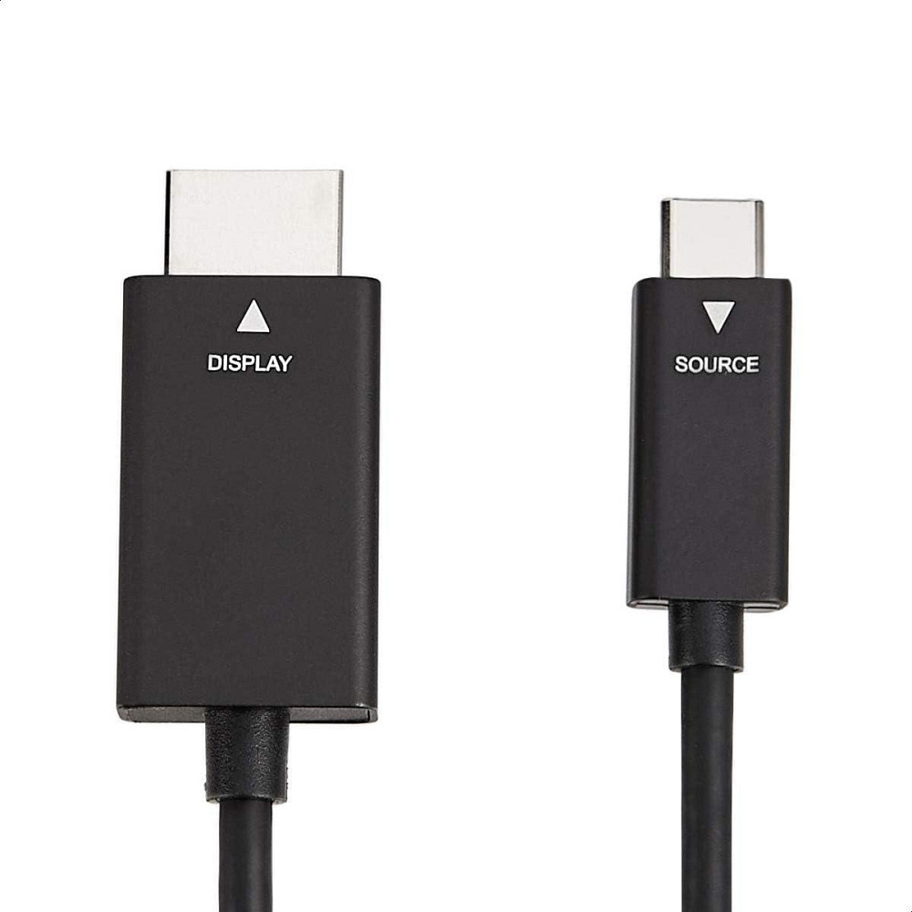Кабель-адаптер USB-C на HDMI Thunderbolt 3 6ft (1829 мм) 4K 60Hz чорний для ноутбука, монітора, проектора Київ - фото 4