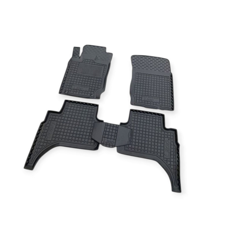 Килимки салону Mitsubishi l 200 комплектація "invite" (2016-) борт 2,5 см, з перемичкою Мукачево - фото 1