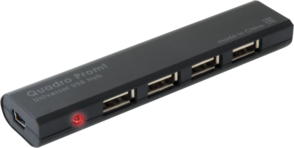 Хаб USB 2.0 -> 4xUSB 2.0 Black Defender Вінниця - фото 1