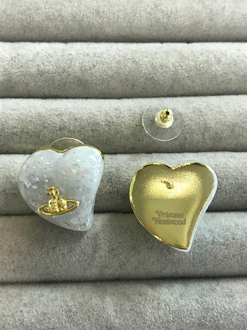 Брендові сережки Vivienne Westwood у позолоті Одеса - фото 3