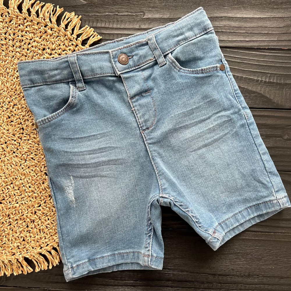 Дитячі Джинсові Шорти LC Waikiki Блакитні, 2-3 роки 92-98см пакунок малюка Киев - изображение 1