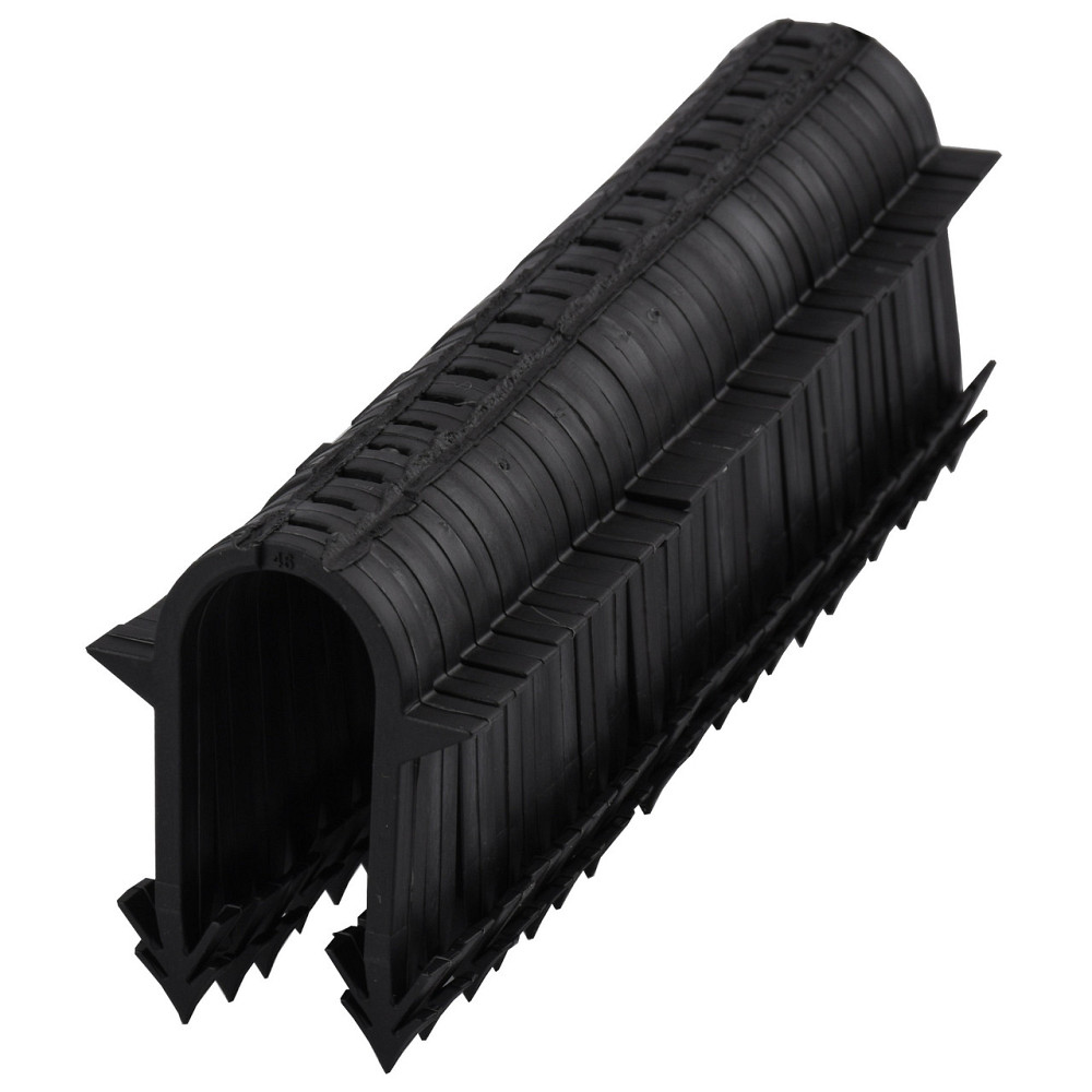 Такерная гарпун-скоба для крепления трубы ТП Ø16-20 длина 50мм черная (572шт) Киев - изображение 2