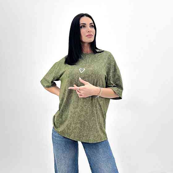 Базовая футболка с принтом 