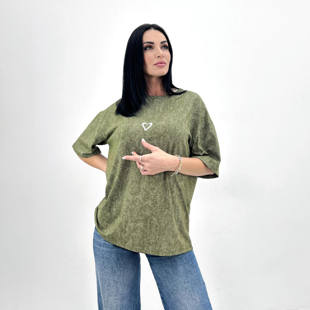 Базовая футболка с принтом 