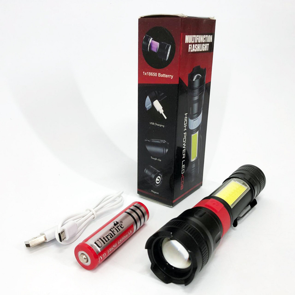 Портативный фонарь с функцией зарядки, Портативный LED фонарь на батарее, Фонарик police оригинал SV-85 Львов - изображение 3