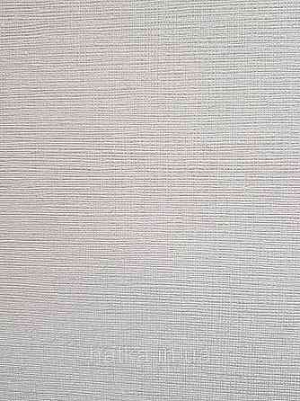 Шпалери метрові вінілові на флізеліні Sintra Structure однотонні під тканину смужки сіточкою білі 460405 Київ