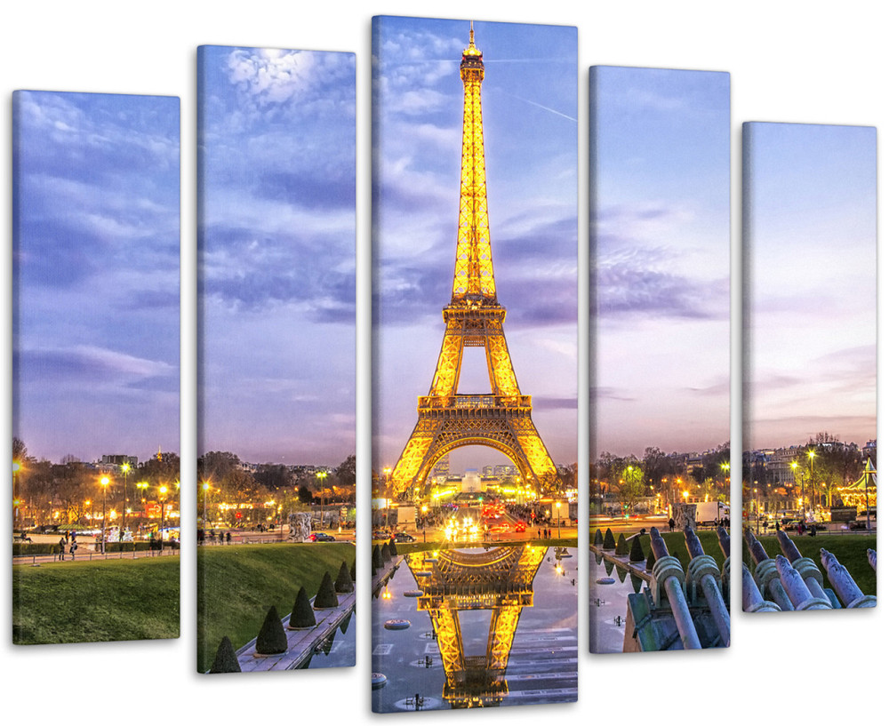 Модульная картина Париж Башня Art-168_5 90х132 см Киев - изображение 1