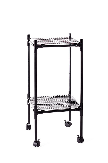 Підставка для квітів металева  Stativer чорного кольору. Двоповерхова полиця для рослин. Борисполь - изображение 2