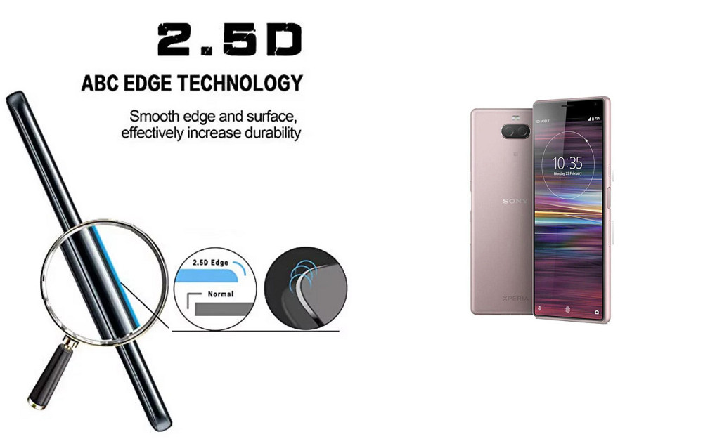 Захисне скло ArmorGlass для Sony Xperia 10 I4113, Xperia 10 Plus I4213 – стійке до подряпин та ударів Київ - фото 2