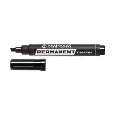 Маркер Centropen Permanent 8576 1-4,6 мм, chisel tip, black (8576/01) Винница