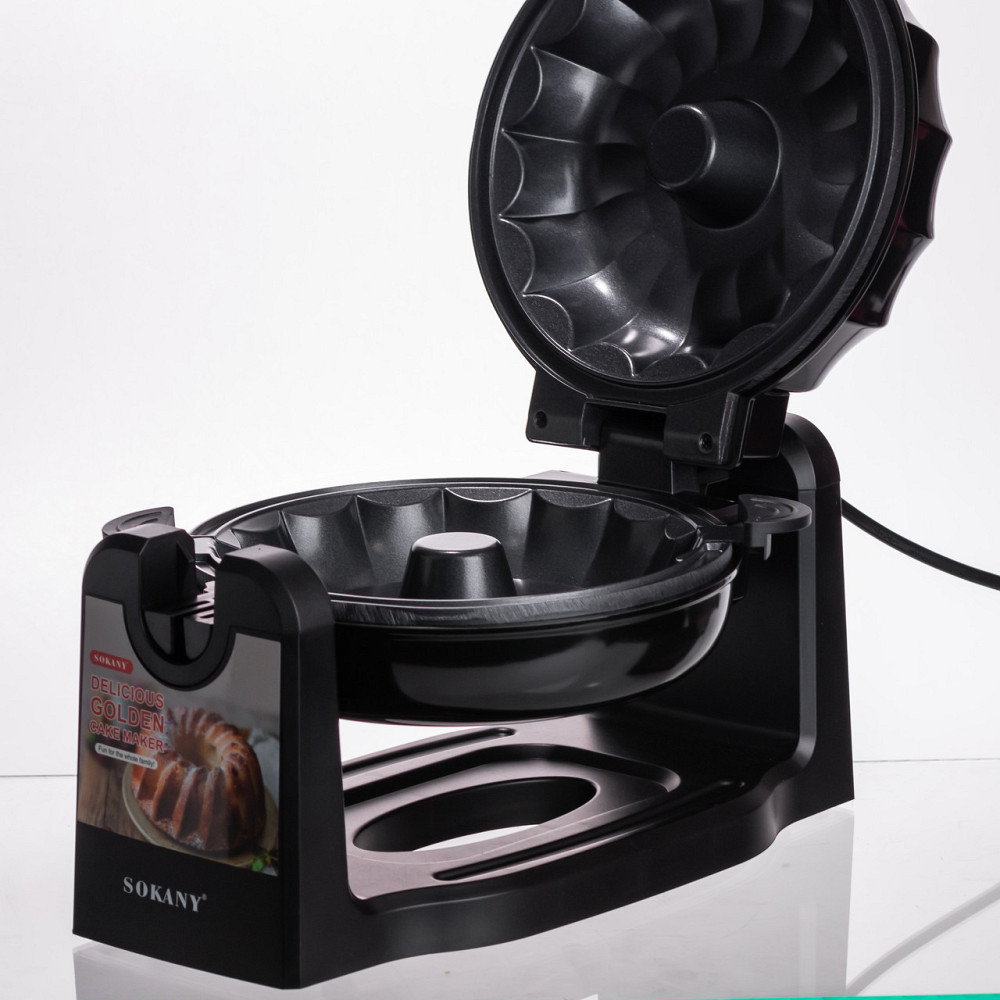 Кексниця електрична 1800 Вт з антипригарним покриттям 37×17×18 (см) Чорна SK-BBQ-837 Коломыя - изображение 6