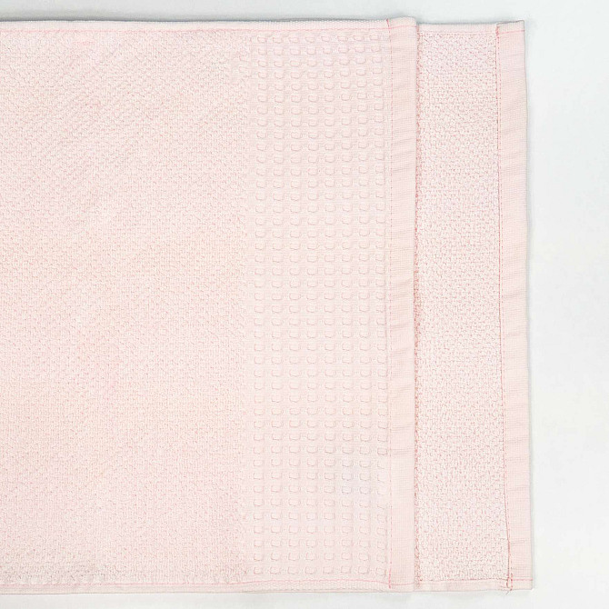Комплект махровых полотенец Вафельный Бордюр 3шт GM Textile 50х90см, 50х90см, 70х140см 500г/м2 (Свет Сумы - изображение 3