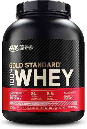Gold Standard 100% Whey 2273g (Delicious Strawberry) EU Луцьк