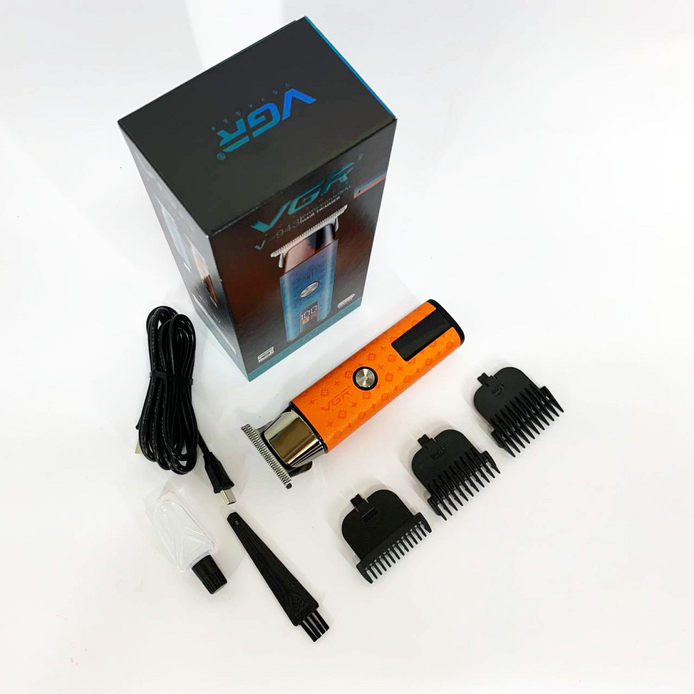 Машинка для стрижки волосся потужна VGR V-943, Електрична машинка з насадкою для бороди WN-27 Івано-Франківськ - фото 5