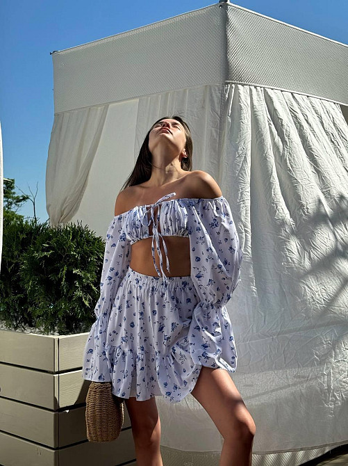 Женский стильный войлочный летний костюм софт Одесса - изображение 6