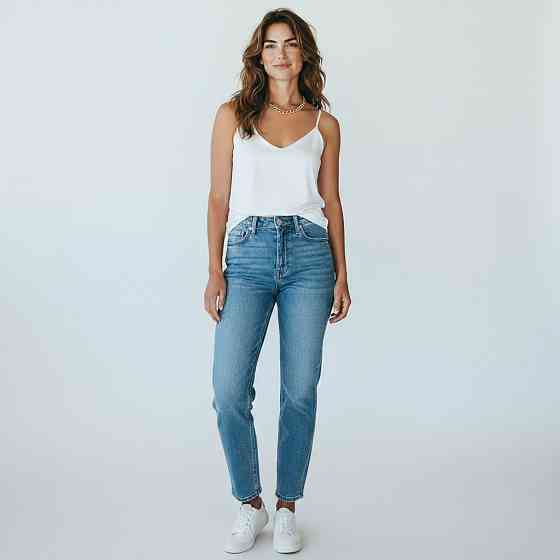 Шовкова майка на тонких бретельках Білий XS/S Харків