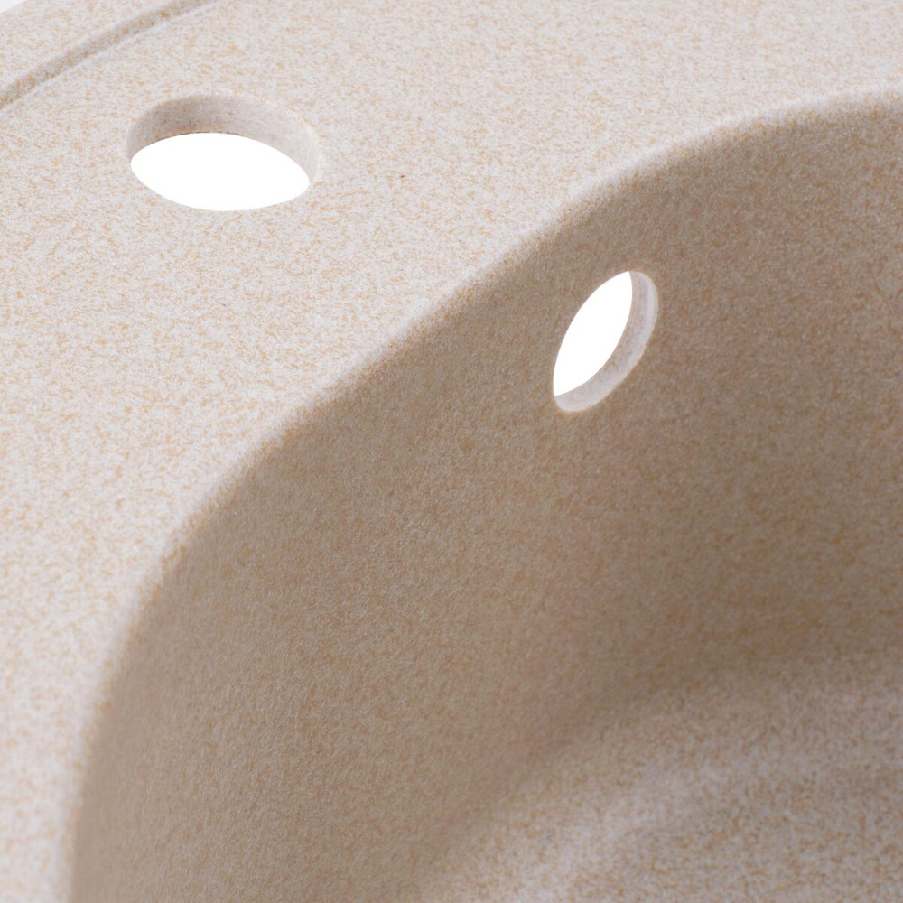 Гранітна мийка для кухні VALESO LUNA 510 матова Сафарі Коломыя - изображение 5