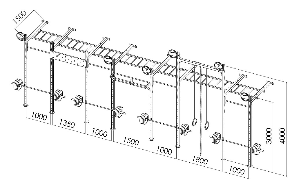 Кросфіт станція V`Noks EXO 8-4 W Каменское - изображение 5