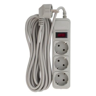 Сетевой фильтр питания Patron EXT-PN-SP-1035-GR, 5m Gray (EXT-PN-SP-1035-GR) Винница - изображение 1