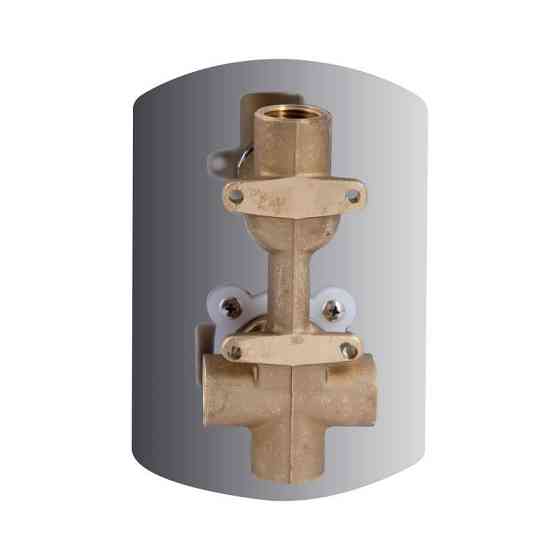 Душевая система скрытого монтажа Qtap Slavonice на два потребителя QTSLA113CRM45898 Chrome Киев