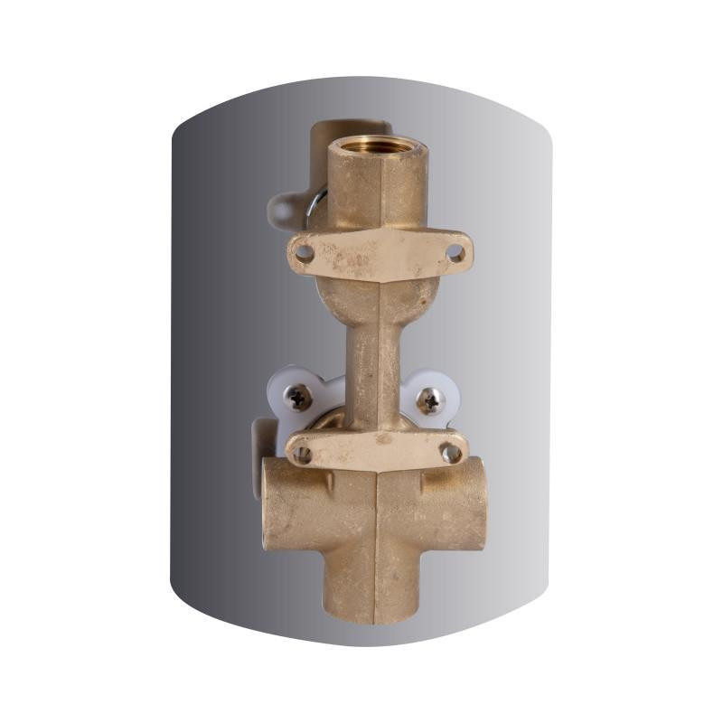 Душевая система скрытого монтажа Qtap Slavonice на два потребителя QTSLA113CRM45898 Chrome Киев - изображение 5