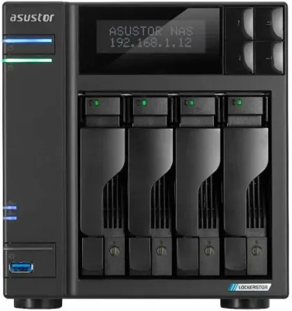 Сервер Сервер Asustor LOCKERSTOR 2 AS6704T 4-bay, Intel Celeron N5105 Czterordzeniowy 2.0GHz, 4GB RAM DDR4. 4x M.2 PCIe (NVMe), 2x Киев