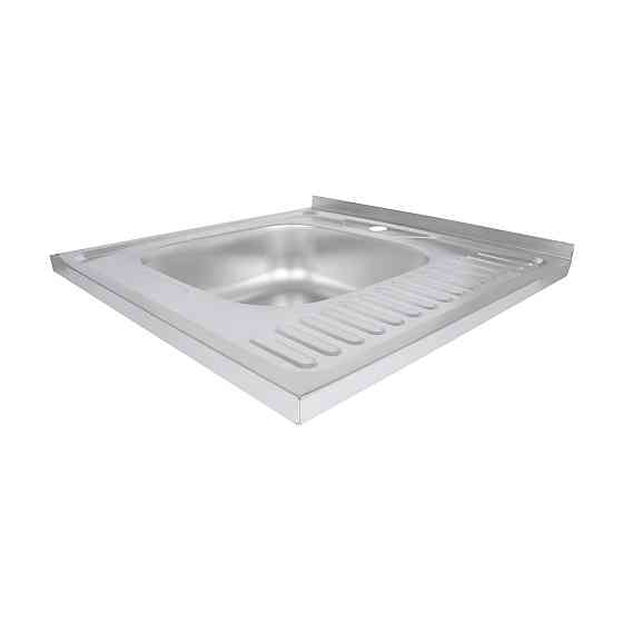 Кухонная мойка Brinex 6060-L 0,6 мм Satin (BRIN6060LSAT06) Киев