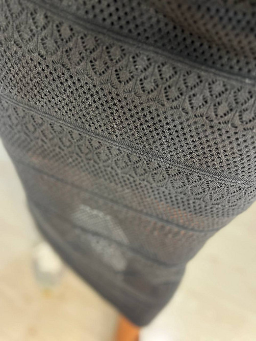 Костюм жіночий MINTAS 2456 ажурний прозорий спідниця довга з майкою one size чорний, чорний, one size Київ - фото 4