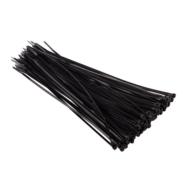 Хомут пластиковый, 2,5×200 мм, 100 шт/упак, черный INTERTOOL TC-2521 Киев - изображение 2