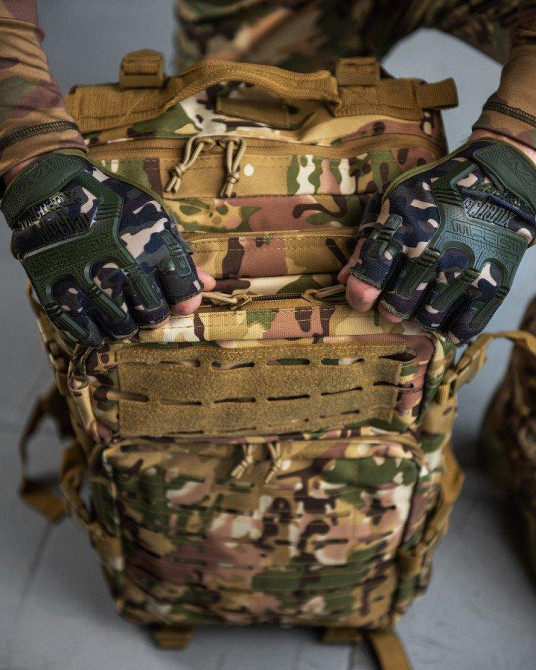 РЮКЗАК ТАКТИЧЕСКИЙ 2Е, 45Л, LASER CUT мультикам  НШ6325 полка 30-02 Одесса - изображение 5