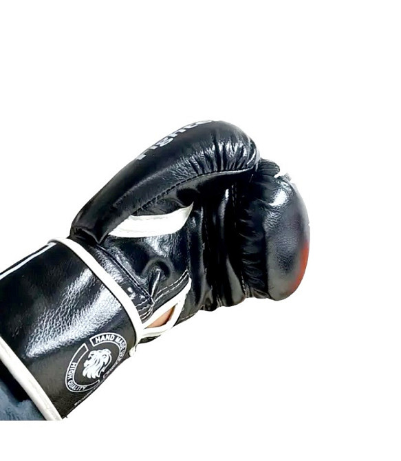 Перчатки боксерские LEV-SPORT КЛАС (стрейч) 12 oz Вишнёвое - изображение 4