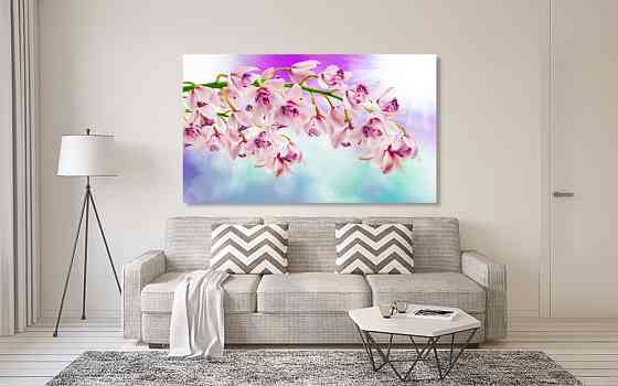 Картина холст в гостиную / спальню   Орхідея  MLP_118 50x100 см Киев