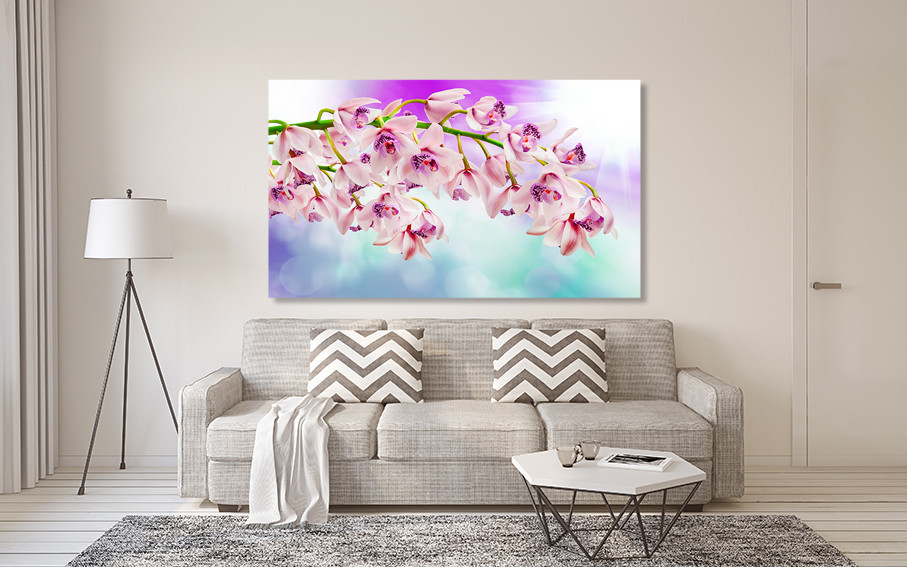 Картина холст в гостиную / спальню   Орхідея  MLP_118 50x100 см Киев - изображение 2
