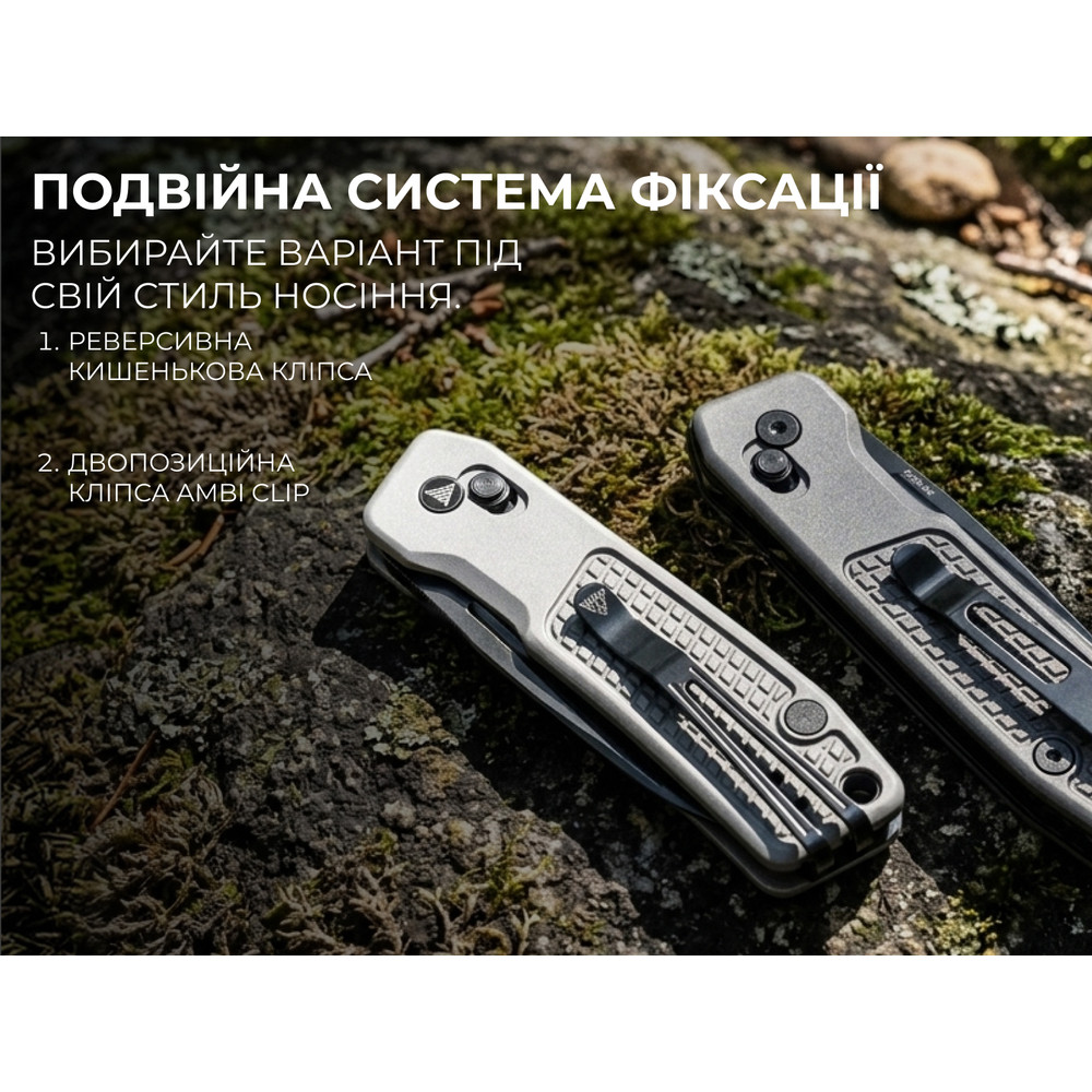 Ніж складаний кишеньковий SRM Scout 7229-AK (6.9 см) 14C28N / алюміній сірий Київ - фото 11