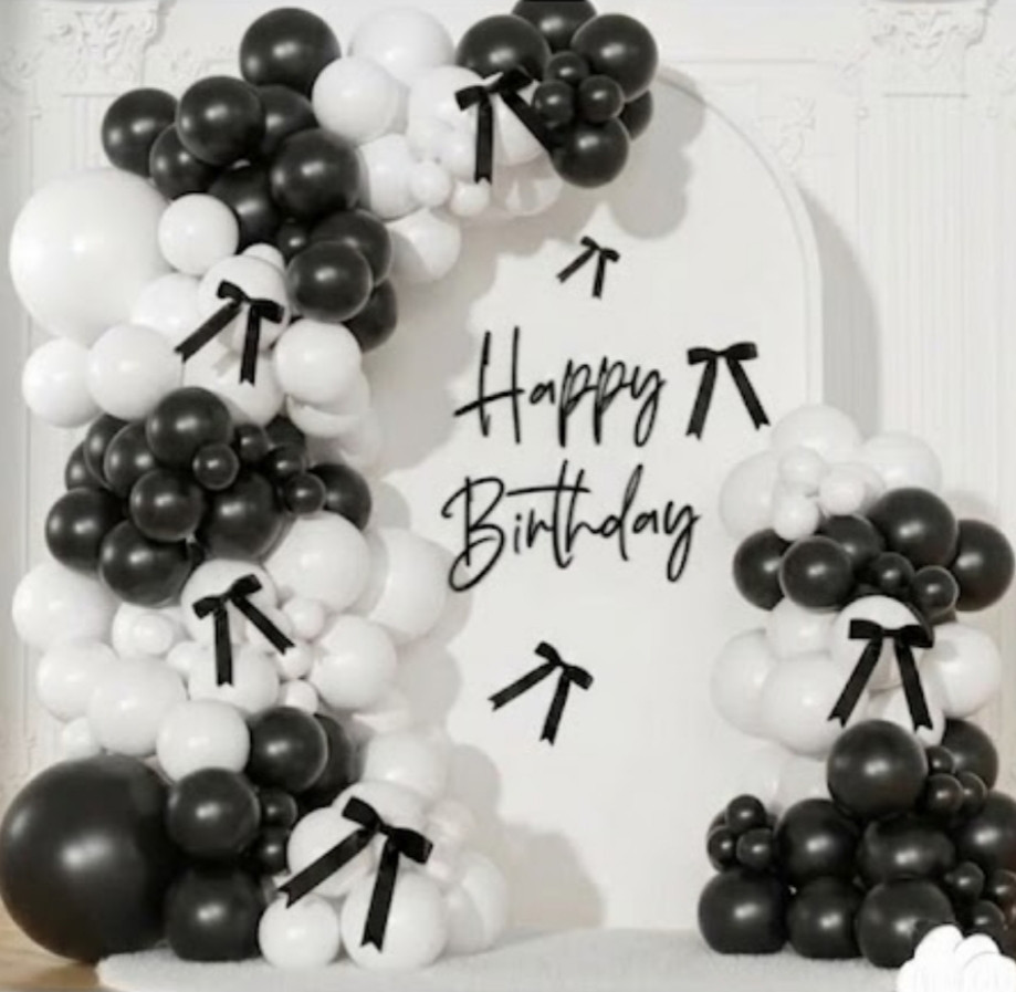 Набор для фотозоны чёрно-белый 133 Київ - фото 1