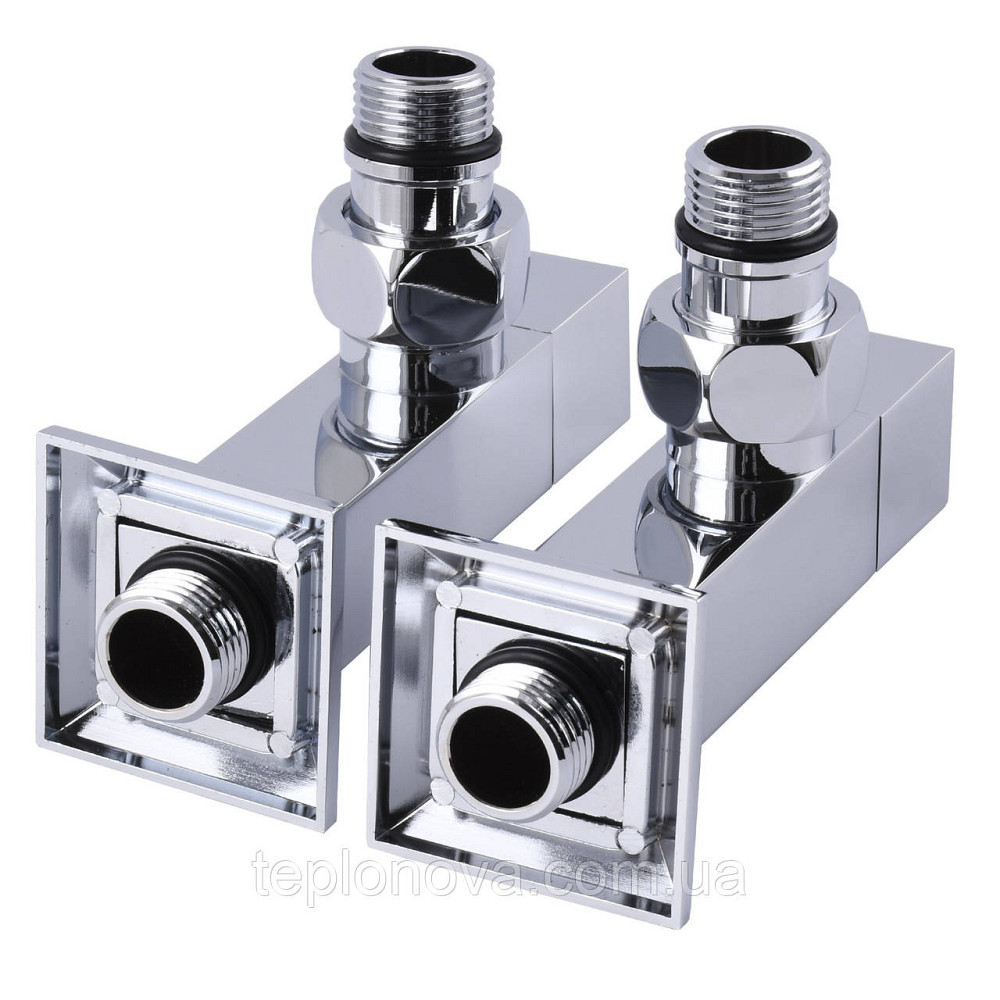 Набор Кран полуоборотный угловой с американкой SOLOMON LUX 1/2″ CUBE CHROM 8888 (1уп) Черновцы - изображение 5