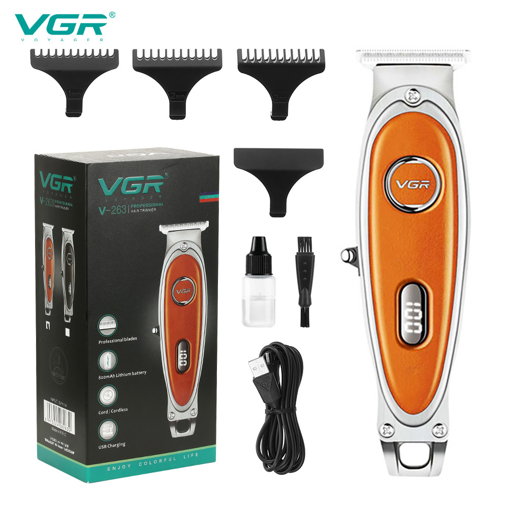 Чоловічий набір для стрижки волосся бездротовий, Машинка для стрижки на акумуляторі UO-59 Львів - фото 7