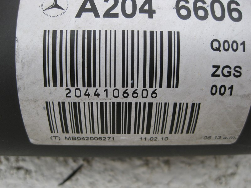 Mercedes-Benz  A2044106606 Задній карданний вал C-Class W204 E-Class C207 С350 4matic Одеса - фото 3