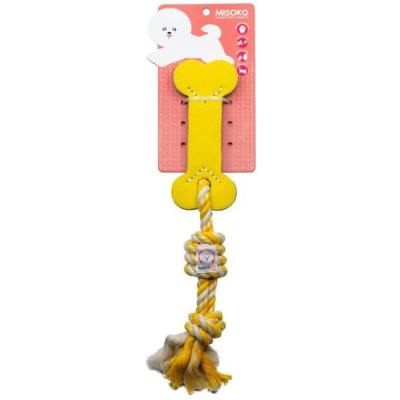 Игрушка для собак MISOKO&CO Веревка желтая 35.5 см (MSKTXDT5303-G) Винница - изображение 1