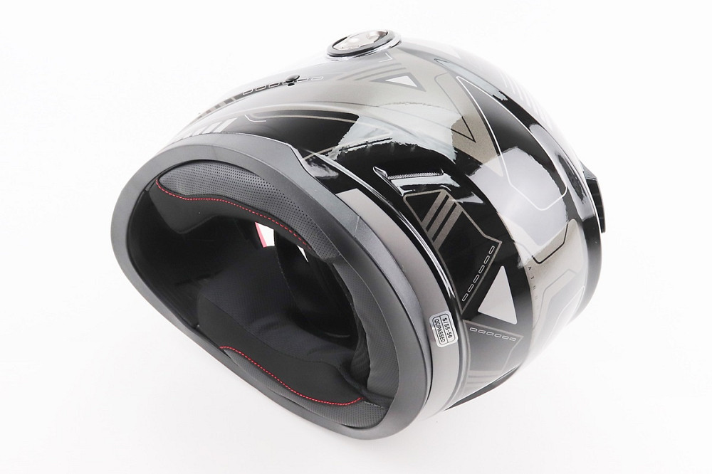 Шолом інтеграл, закритий BLD-М65 S (55-56см), ЧОРНО-СІРИЙ Київ - фото 2