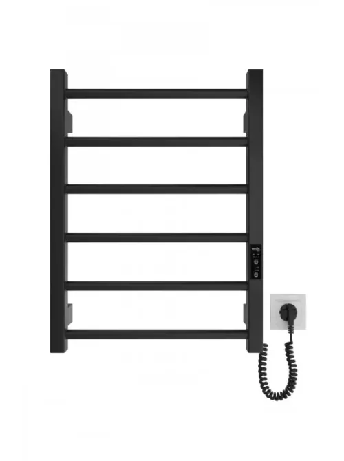 Электрический полотенцесушитель Hygge Family Leeds 570x430 черный мат Киев - изображение 2