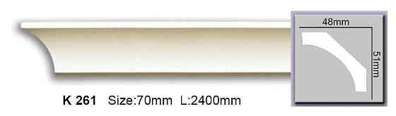 Карниз гладкий полиуретановый Harmony K 261 Днепр