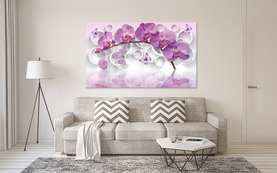 Картина холст в гостиную / спальню  Орхідея   MLP_165 90х180см Киев - изображение 2