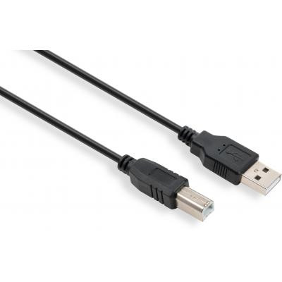 Кабель для принтера USB 2.0 AM/BM 1.8 m Vinga (VCPDCAMBM1.8BK) Вінниця - фото 1