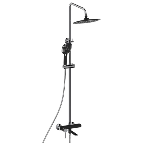 Душова колона з змішувачем Mixxus Premium Edem 009-J чорна (MI5842) Харків